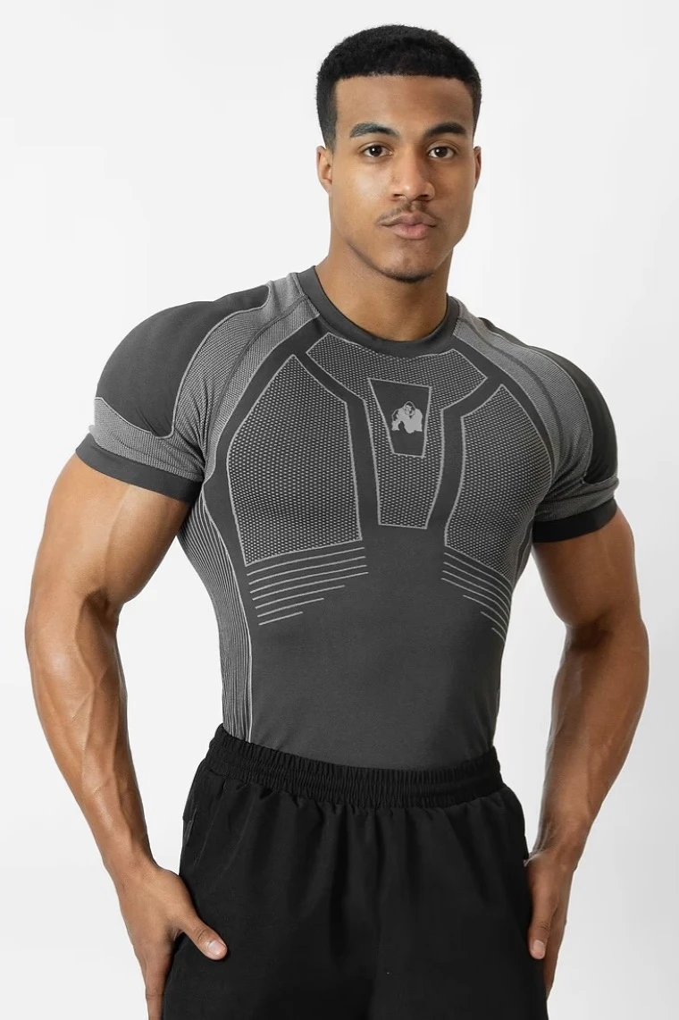 Arcata Seamless T-Shirt - Dark Gray - Image 1